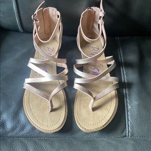 Rose gold Blowfish sandals